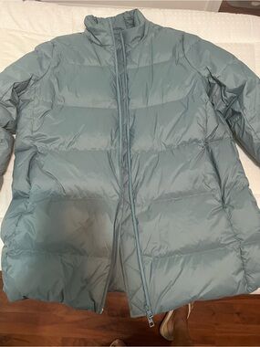 Light Teal Puffer Jacket